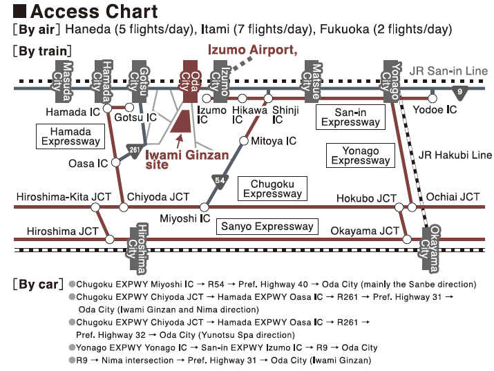 Japan, Iwami, WHC, Iwami Ginzan, Iwami map